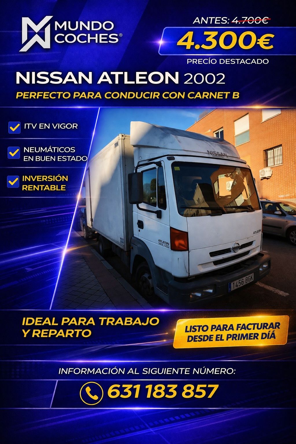 NISSAN ATLEON 2001